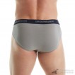 Quần lót nam Emporio Armani Stretch Cotton Brief 2-pack Black/Grey